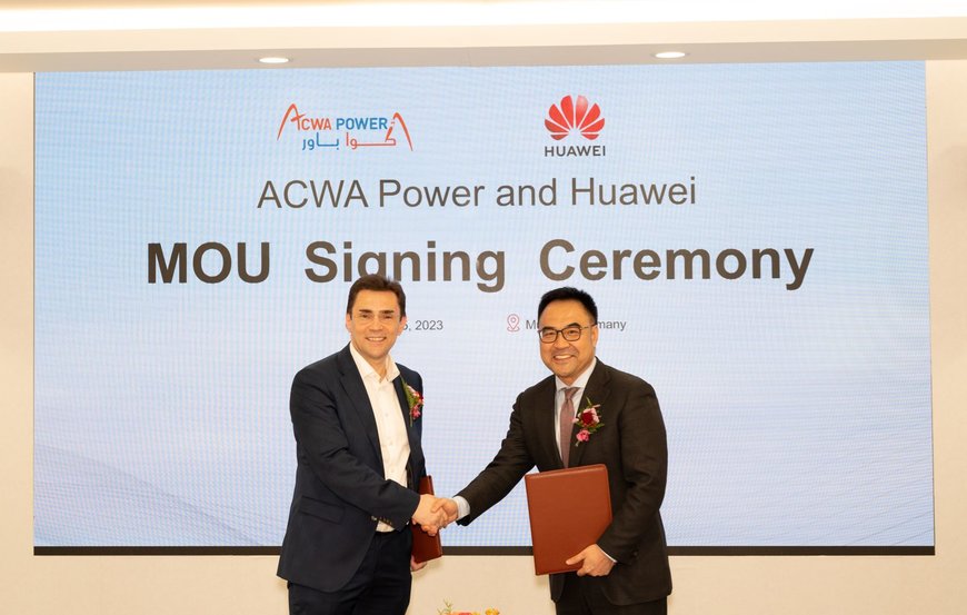 ACWA POWER AND HUAWEI to promote local renewable energy and storage development